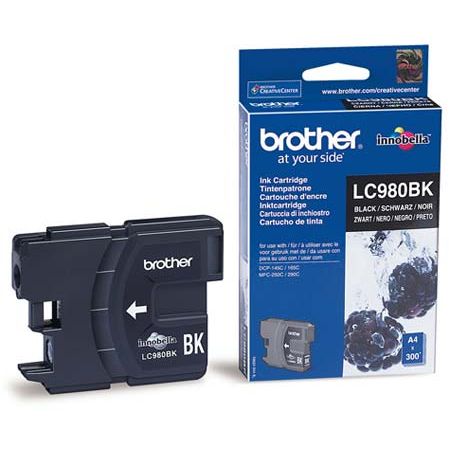 Cartucho Tinta Brother LC980BK Negro Original